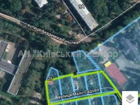 участок по адресу Мрии ул. (Академика Туполева), 9-А