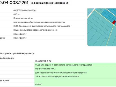 ділянка за адресою Хмельницький, Ковальська, 61