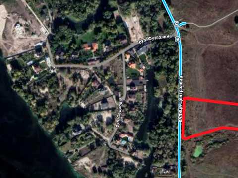 ділянка за адресою Центральна вул.