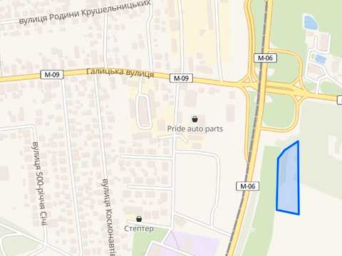 участок по адресу Галицкая ул.