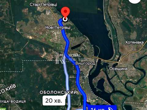 ділянка за адресою Набережно-Дніпровська вул.