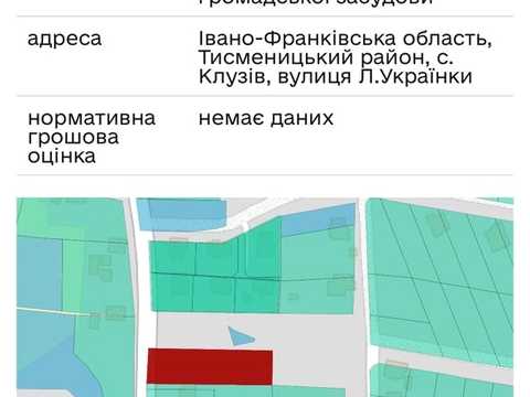 ділянка за адресою 
