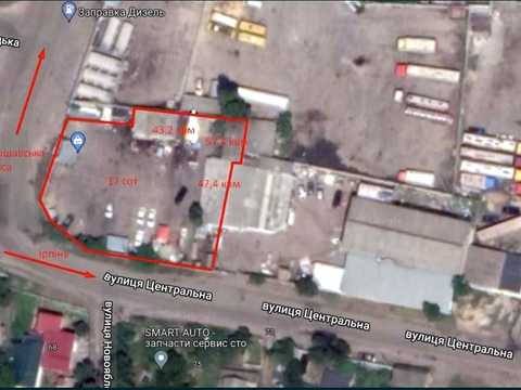 комерційна за адресою Центральна, 1п