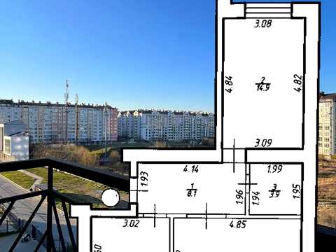 квартира по адресу Владимира Ивасюка ул., (Будинок 6)