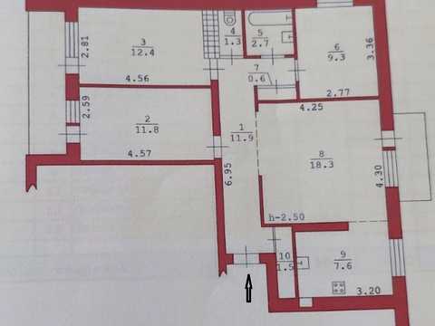 квартира за адресою Космонавтів вул., 53/1