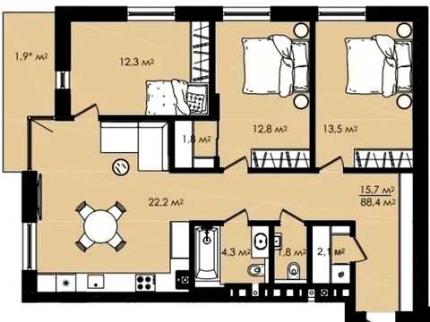 квартира за адресою Данила Галицького вул., 2