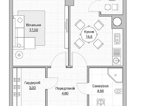 квартира по адресу Щастя ул., 7