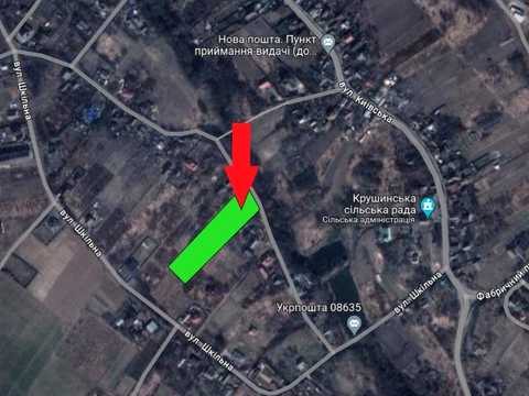 участок по адресу Словянська