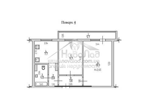 квартира по адресу Каштановая ул., 5
