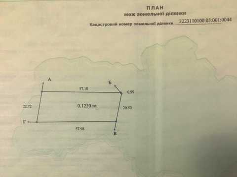 ділянка за адресою Лісова