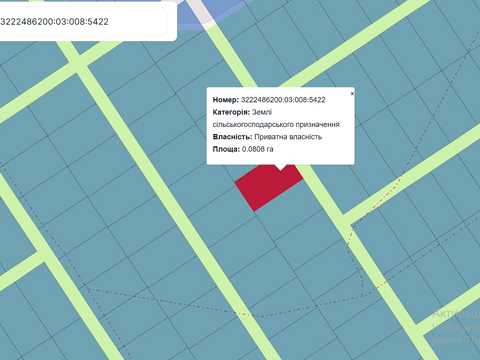 ділянка за адресою Героїв Небесної Сотні просп., 16/26