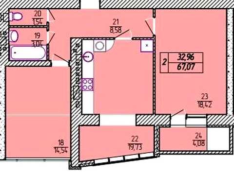 квартира по адресу Львовское шоссе, 20/1
