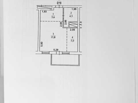 квартира по адресу Олеся Бердника ул., 1-В