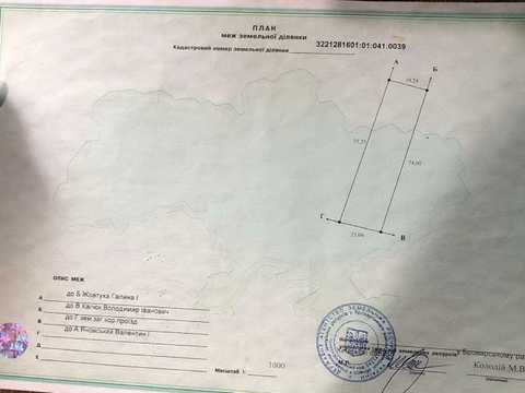 ділянка за адресою Центральна