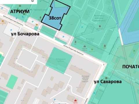 ділянка за адресою Владислава Бувалкіна вул. (Бочарова Генерала)