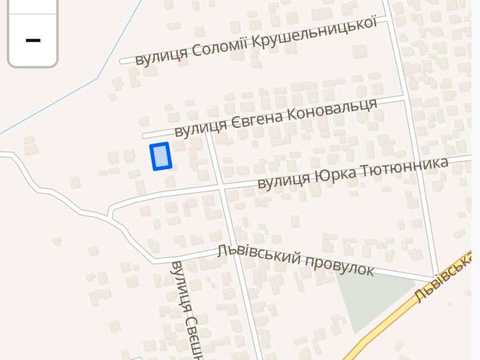 ділянка за адресою Дубно, Коновальця, 47