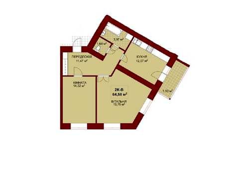 квартира за адресою Дмитра Коцюбайла вул., 5