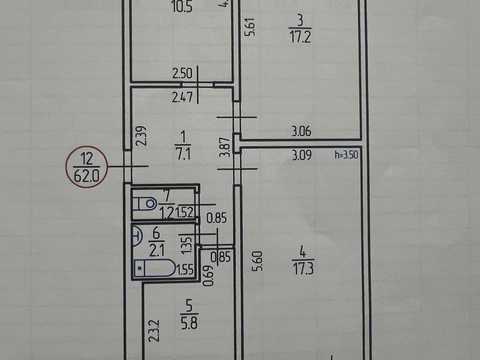 квартира за адресою Варшавська вул., 2б