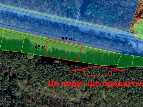 участок по адресу Фасад траси