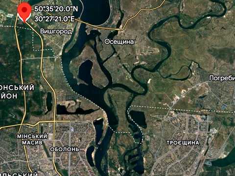 ділянка за адресою Вишгород, Вишгородська