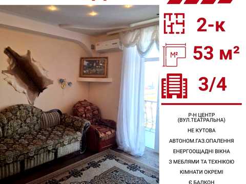 квартира за адресою Театральна вул. (Леніна), 14