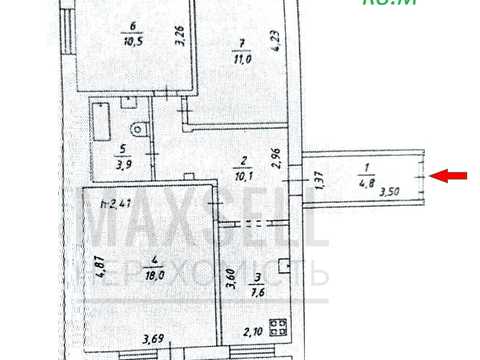 квартира по адресу Петропавловская ул., 777