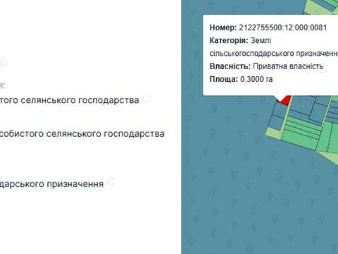ділянка за адресою 