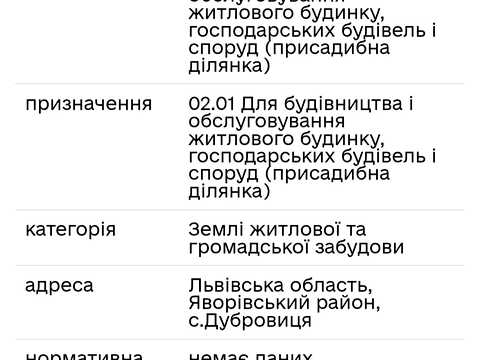 участок по адресу 