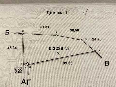 участок по адресу Заводська