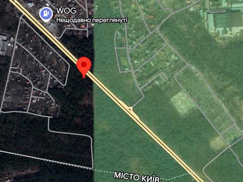 ділянка за адресою Вишгород, Вишгородська