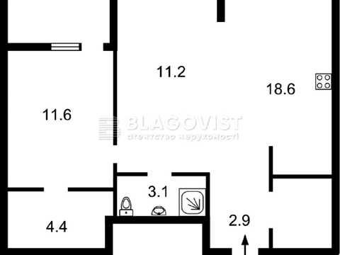 квартира за адресою Салютна вул., (Будинок 04701-04702)