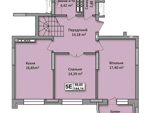 квартира по адресу Юрія Кондратюка ул., 3