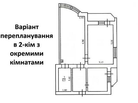 квартира по адресу Тростянецкая ул., 49