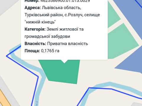 участок по адресу Ивана Франко ул.