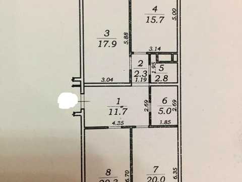 квартира по адресу Академика Сахарова ул., 3-А