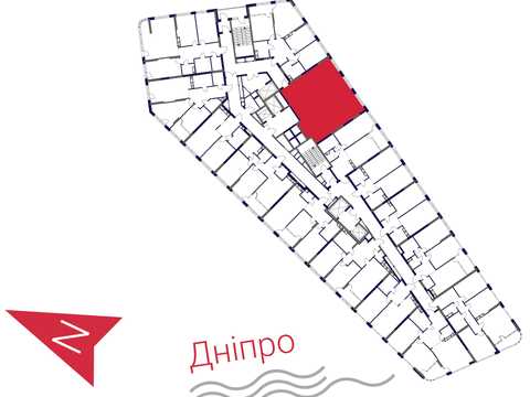 квартира по адресу Днепровская набережная ул., 15-Є