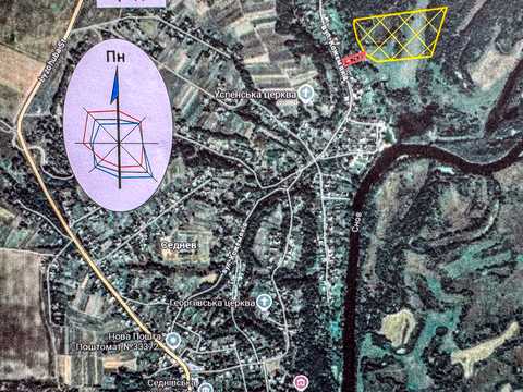 ділянка за адресою смт. Седнів, пекурівська
