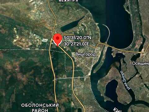 ділянка за адресою Вишгород, Вишгородська