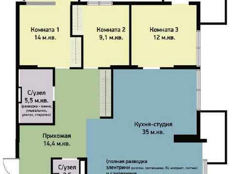 квартира по адресу Даниила Щербаковского ул. (Щербакова), 52