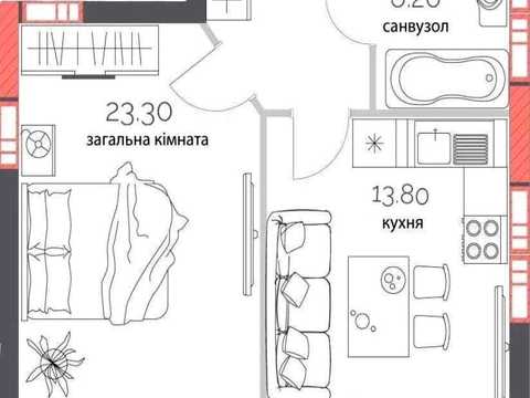 квартира по адресу Героев АТО ул. (Красіна), (Будинок)