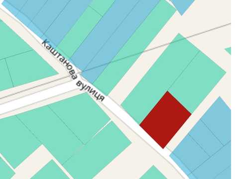 ділянка за адресою Каштанова