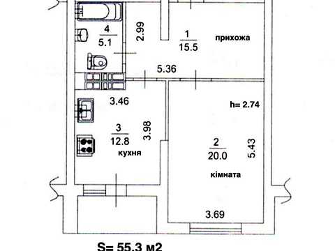 квартира по адресу Олевская ул., 5