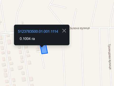 участок по адресу 