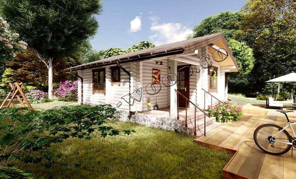 Будинок 43 м2 від 15.950 $, дерево смерека, брус. 2 комплектації.