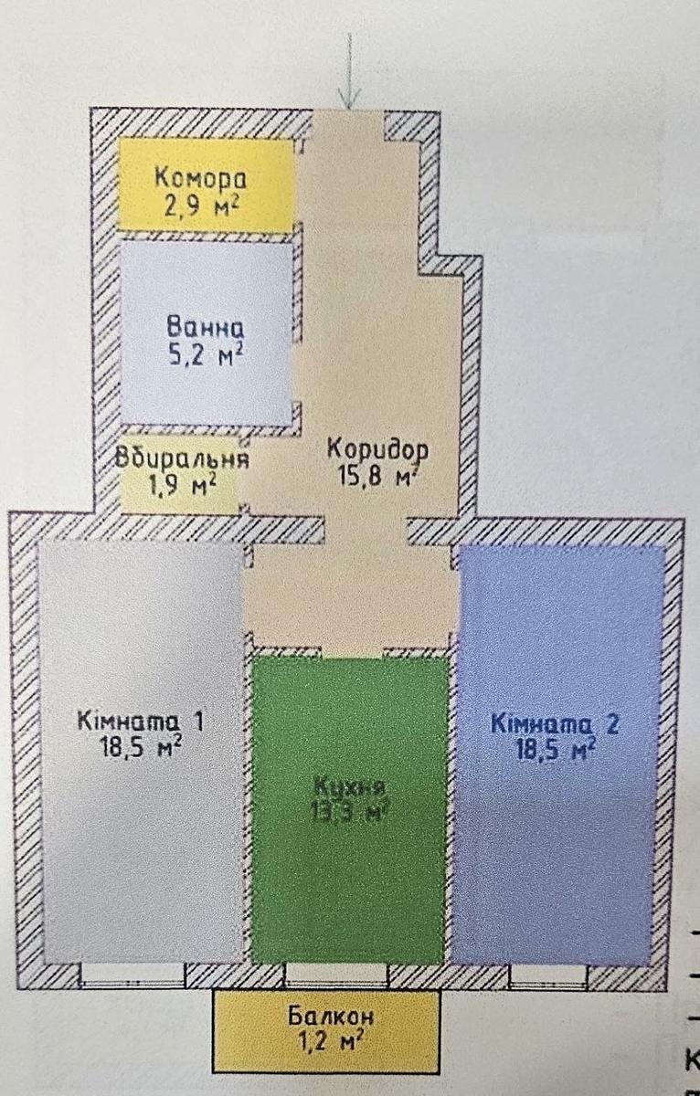 2-rooms apartment apartment by the address st. Sobranetskaya (area 77 m²) - Atlanta.ua - photo 10