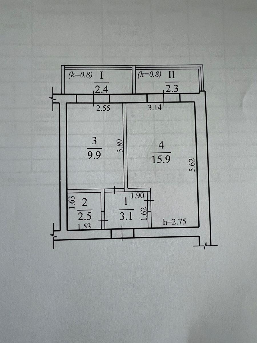 1-комнатная квартира по адресу ул. Кошки Матроса (площадь 36,1 м²) - Atlanta.ua - фото 5