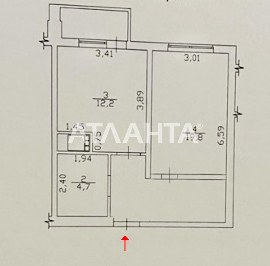 1-комнатная квартира по адресу Люстдорфская дор. (площадь 43 м²) - Atlanta.ua - фото 9