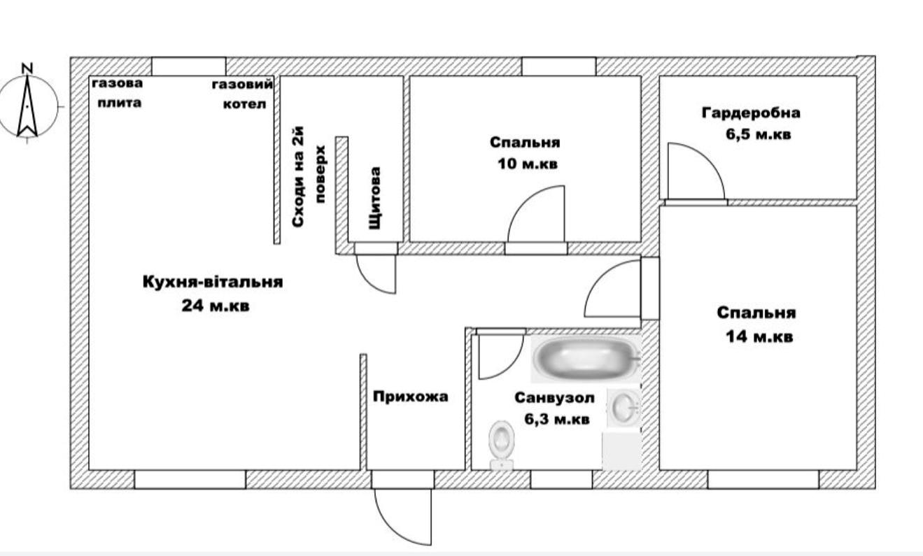 Дом по адресу ул. Киевский путь (площадь 130 м²) - Atlanta.ua - фото 8