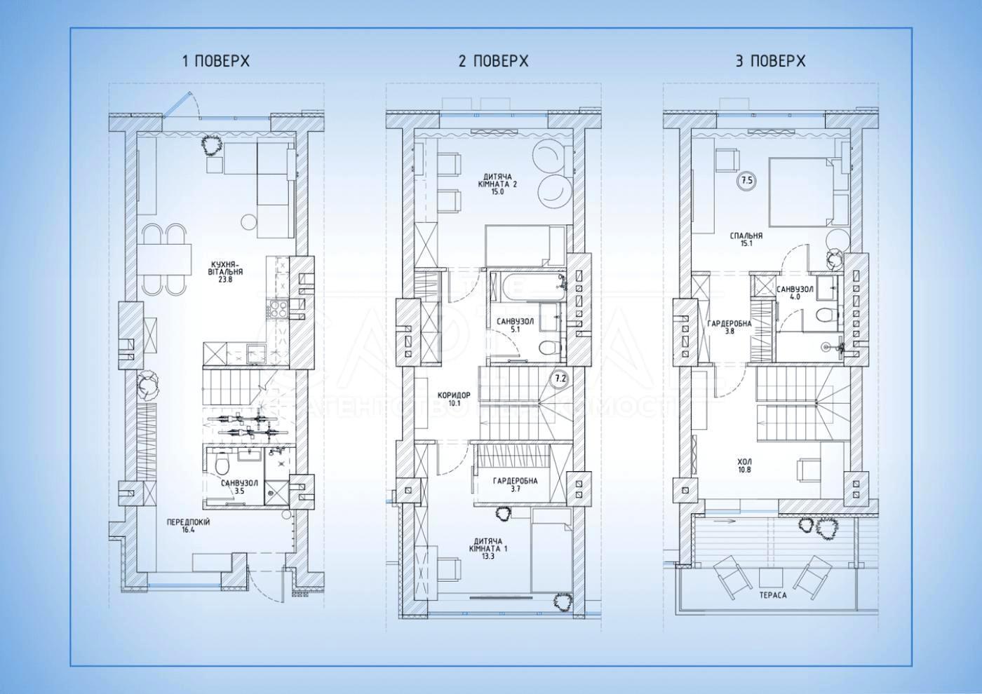 Дом по адресу пер. Броварской (площадь 127,5 м²) - Atlanta.ua - фото 19