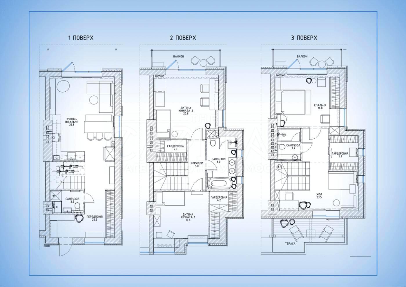 Дом по адресу пер. Энергетиков (площадь 118,8 м²) - Atlanta.ua - фото 2